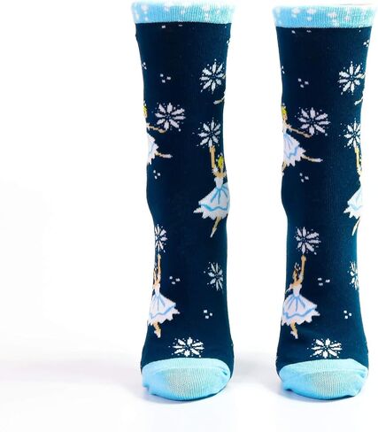 Nutcracker Ballet Gifts, Novelty Crew Socks for Kids, Girls and Boys, Fun Cute Funky Childrens Cozy Warm Comfy Winter Socks in Saudi Arabia