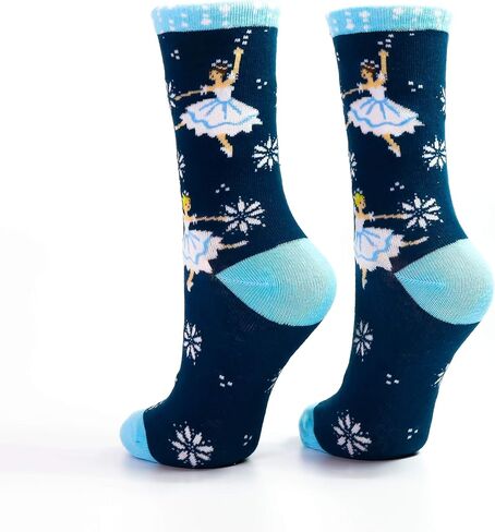 Nutcracker Ballet Gifts, Novelty Crew Socks for Kids, Girls and Boys, Fun Cute Funky Childrens Cozy Warm Comfy Winter Socks in Saudi Arabia