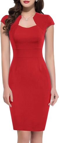 GRACE KARIN Women Cocktail Dress Cap Sleeve Vintage Pencil Wedding Guest Dress Wear to Work Dress in Saudi Arabia