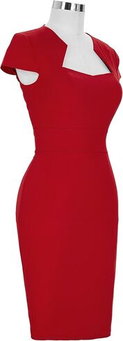 GRACE KARIN Women Cocktail Dress Cap Sleeve Vintage Pencil Wedding Guest Dress Wear to Work Dress in Saudi Arabia