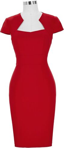 GRACE KARIN Women Cocktail Dress Cap Sleeve Vintage Pencil Wedding Guest Dress Wear to Work Dress in Saudi Arabia