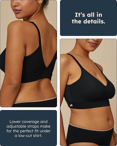 Bliss Triangle Bralette - Ultra-Soft & Lightweight, Deep V Bralette for Women in Saudi Arabia