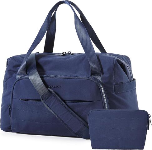 BAGSMART Travel Duffle Bag, Weekender Bags for Women Large Carry on Overnight Bag, Gym Bag with Trolley Sleeve, Personal Item Travel Bag Workout Dance Bag, Pink in Saudi Arabia