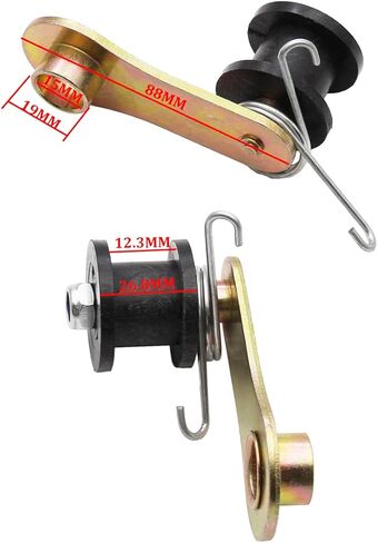 شداد سلسلة، PRO BAT، شداد بكرة سلسلة شديدة التحمل مع زنبرك وثلاث بكرات متوافقة مع دراجة صغيرة 110cc 125cc 140cc Dirt Pit Mini، ATV والدراجات النارية in Kuwait