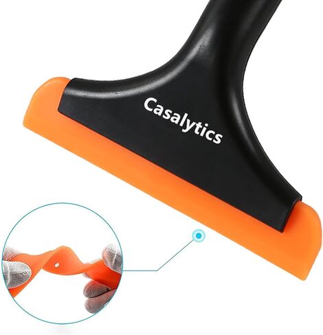 Car Squeegee, Car Window Cleaner Tool - 5.9'' Blade and 7.5'' Long Handle, Small Window Tint Squeegee for Car Windows, Glass, Tiles in Kuwait