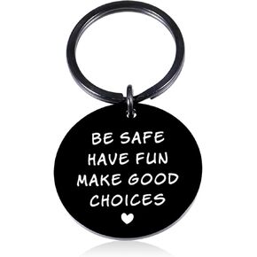 ZZP Stocking Stuffers for College Girls Boys, Make Good Choices Keychain for Teens College Son Daughter, College Girls Christmas Gifts for Daughter, Valentines Day Gifts for Kids in Kuwait