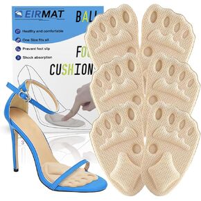 Metatarsal Pads Women, Ball of Foot Cushions for Women, High Heel Comfort Pads, Heel Cushion for High Heels Anti Slip Foot Pads for Balls of Feet for Pain Relief, Shoe Pads for High Heels,3 Pairs