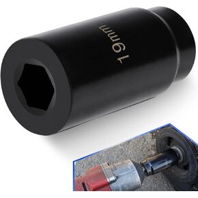 For Honda 19mm Crank Bolt Socket 77080 Harmonic Balancer Socket Tool, 3 Times Momentum Power of Standard Impact Socket