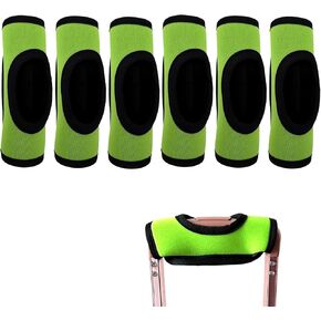 Wanty Neoprene Luggage Handle Wrap, Luggage Handle Wraps for Suitcase, Luggage Tags Identifiers with Hollow Design for Travel Accessories (6 PCS Green)