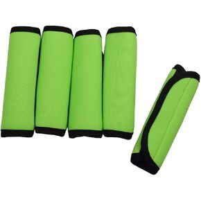 5 Pack Soft Comfort Neoprene Handle Wraps/Grip/Identifier for Travel Bag Luggage Suitcase