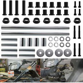 RYANSTAR RACING A-Arm Bushing Shafts Kit - Rear Left & Right Replacement Compatible with Polaris Sportsman 400 450 500 600 700 800 (2003-2010) - OEM# 5020826, 5434548, 5434550, 5434551, 5133806