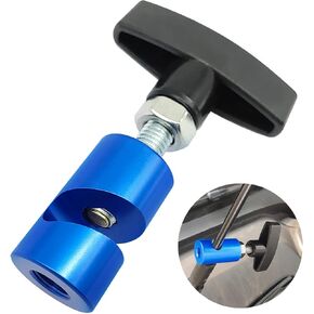 ZKTOOL 2PC Lift Support Clamp with Brass Core Protection, Hood Strut Clamp and Spark Plug Caliper 2-in-1 Tool, 12mm Spark Plug Gap tool, Hood Lift Support Clip, Car Hood Clamp for Universal…