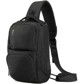 Stylish Crossbody Sling Bag with USB Charging Port - Fashionable and Travel-Ready Backpack for On-the-Go Convenience