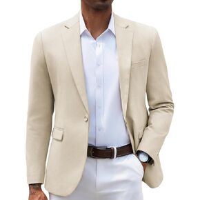 COOFANDY Mens Casual Blazer Slim Fit Sport Coats One Button Stylish Business Suit Jacket