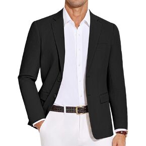 COOFANDY Men's Casual Blazer Lightweight Slim Fit Suit Jacket Two Button Business Sport Coats