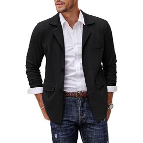 COOFANDY Men's Linen Cotton Casual Suits Blazer Jackets Lightweight Sports Coats