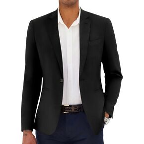 Men's Linen Casual Blazer Sport Coats Dress One Button Formal Classic Suit Jacket Business Blazer Wedding Party Jacket