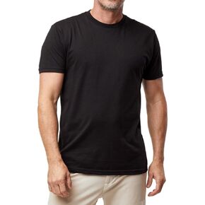 Fresh Clean Threads Mens Crew Neck T-Shirt - Pre Shrunk Soft Fitted Premium Tee - Men’s T-Shirts Cotton Poly