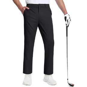 TACVASEN Golf Pants Men - 30"/32"/34" Stretch Lightweight Quick Dry Work Pants for Men with Pockets for Dress Casual