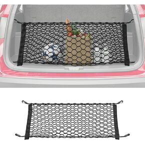 powoq Cargo Storage Net Compatible with 2020-2024 Toyota Highlander Trunk Mesh Cargo Net 40.55''x17.32'' Replacement for 20-24 Toyota Highlander Accessories (Compatible with 20-24 Toyota Highlander)