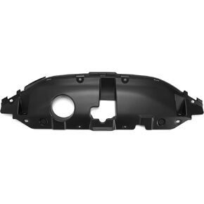 KUAFU Radiator Support Cover Compatible with 2013-2015 Honda Civic Replacement for HO1224102 71125TR3A01 Engine Splash Shield ABS Plastic Black