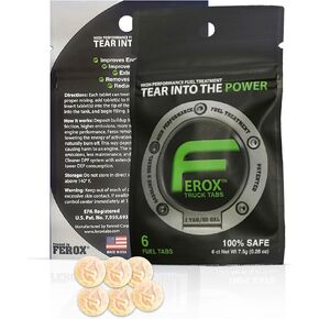 Emissions System Cleaning Pack of 10 Tablet | Fuel Additives and Injector Cleaner - Increase Fuel Mileage | Increases Horsepower and Fuel Stabilizer 1 x 20 GAL / 1 x 80L