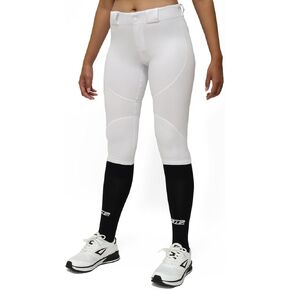 3N2 Girl's NuFit Pro 3/4 Softball Knickers, Fastpitch Softball Pants with Reinforced Knees & Slide Zones