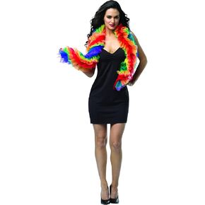 Rasta Imposta Women's Fab Boas-Ruffled Rainbow