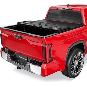 MOSTPLUS Tri-Fold Soft Truck Bed Tonneau Cover Compatible for 2016 2017 2018 2019 2020 2021 2022 2023 Toyota Tacoma Fleetside 5 FT Feet Bed | 60.5 Inch On Top