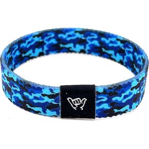 Hang Loose Bands - Coastal Surfer Beach Bracelet for Men, Women & Teens - Comfy Summer - Boho Reversible Wristband - Friendship Bracelets