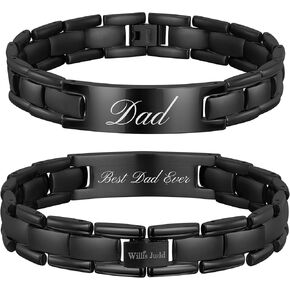 Willis Judd Best Dad Ever Dad Bracelet Gifts For Dad From Daughter Son Kids Unique Birthday Present