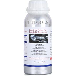 600ML Headlight Restoration Liquid,Automobile Headlight Lens Polish Repair Liquid, Car Headlight Scratch Restoring Fluid for Repair Headlight Yellowing, Haze, Scratches in Kuwait