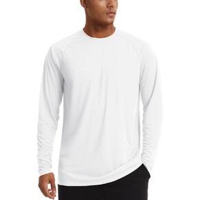 TACVASEN Men's Sun Shirt UPF 50+ Long Sleeve UV Protection Lightweight Rash Guard Swim Shirt Quick Dry Fishing T-Shirt
