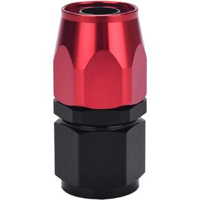 EVIL ENERGY 10AN Hose End Fitting Straight Swivel for CPE Braided Hose Black&Red
