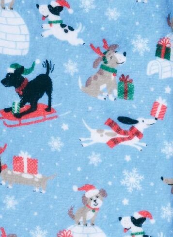 iscream Big Girls Silky Soft Plush Fun Print Fleece Shorts - Holiday Friendship Collection in Saudi Arabia