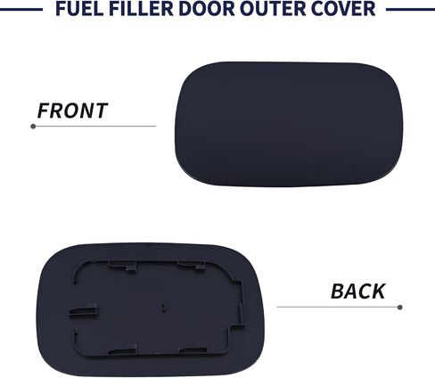 Fuel Filler Door Outer Cover 5LW29GW7AB 5MG24LAUAA Compatible with Jeep Grand Cherokee 2014-2022 Dodge Durango 2014-2020 Gas Tank Cap Cover in Saudi Arabia
