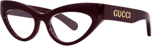 غوتشي GG1295O 002 نظارة طبية نسائية حمراء كاملة الحواف عين القطة 53 ملم in Kuwait