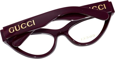 غوتشي GG1295O 002 نظارة طبية نسائية حمراء كاملة الحواف عين القطة 53 ملم in Kuwait