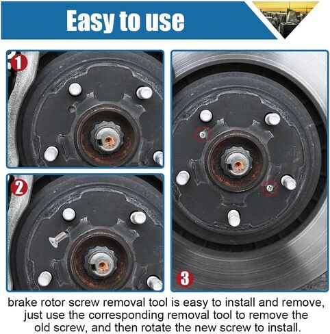 8PCS Stainless Steel Brake Disc Rotor Screws, Brake Rotor Bolt, Retaining Screws for Front and Rear, 93600-06014-0H Car Hardware Bolts Screw Kit Compatible with Honda Acura (8PCS) in Saudi Arabia