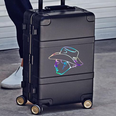 Holographic Trump Cowboy Cap Decal Sticker for car, Bumper, Truck, Window, Laptop, Wall, Snowboard, Luggage. Trump Decal, Trump 2024 Make America Great Again 6×5 inch in Saudi Arabia
