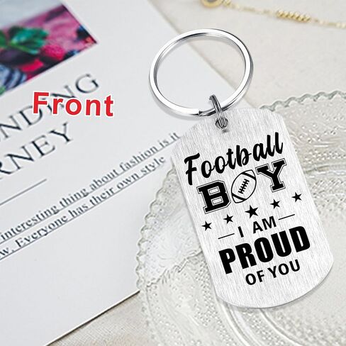 Laluminter Soccer Baseball Football Basketball Keychain for Boys Men - Christmas Gifts for Son Grandson Brother in Saudi Arabia