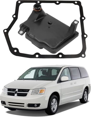 05078555AA 62TE Automatic Transmission Filter and Gasket Kit Fits for Dodge Avenger Grand Caravan Journey Ram C/V ProMaster Chry-sler 200 Pacifica Sebring Town & Country, Replaces# 68018555AA in Saudi Arabia