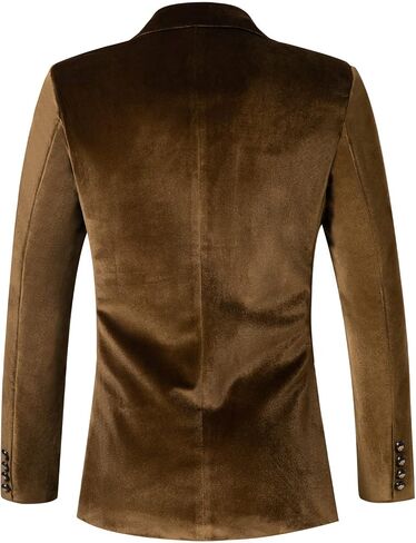 THWEI Mens Velvet Blazer Sport Coat Tuxedo Jacket for Prom Wedding Party Dinner in Kuwait