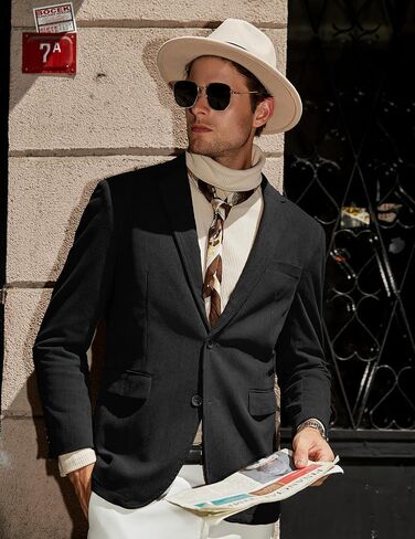 COOFANDY Mens Corduroy Blazer Casual Sport Coat Vintage Two Button Suit Blazer Jacket in Saudi Arabia