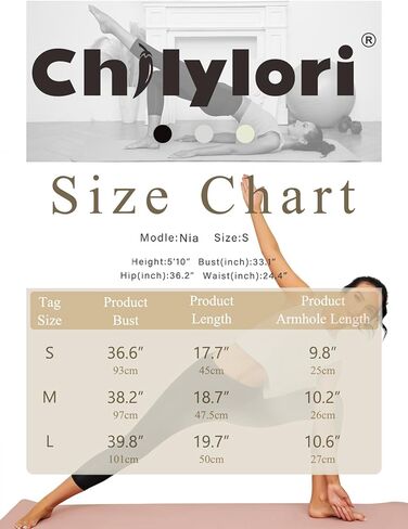 Chilylori قطع علوية بدون أكمام للنساء، قطع علوية للتمرين، قطع علوية فضفاضة للنساء، قطع علوية لليوجا، قطع علوية رياضية للنساء، قطع علوية قصيرة in Kuwait