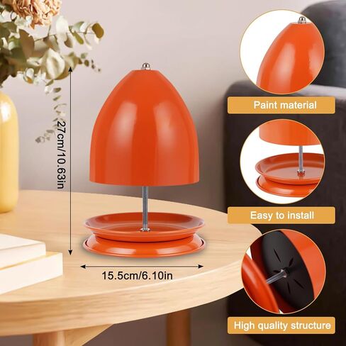 سخان شمعة - سخان ضوء الشاي بجدار مزدوج، مشعاع معدني للتدفئة في الشتاء، مثالي لغرفة المعيشة وغرفة النوم والتخييم - حامل سخان الشموع للدفء الداخلي والخارجي (أسود) in Kuwait