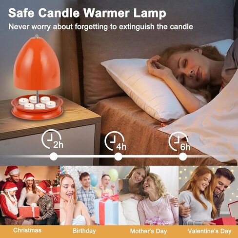 سخان شمعة - سخان ضوء الشاي بجدار مزدوج، مشعاع معدني للتدفئة في الشتاء، مثالي لغرفة المعيشة وغرفة النوم والتخييم - حامل سخان الشموع للدفء الداخلي والخارجي (أسود) in Kuwait