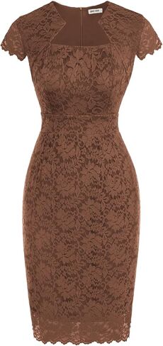 GRACE KARIN Cocktail Dress for Women Cap Sleeve Lace Dress for Wedding Guest Business Casual Dresses in Kuwait