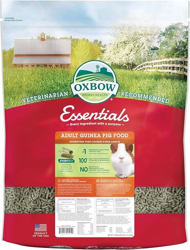 Oxbow Essentials Young Guinea Pig Food - All Natural Guinea Pig Pellets - 5 lb. in Saudi Arabia