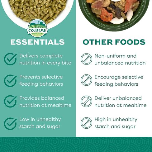 Oxbow Essentials Young Guinea Pig Food - All Natural Guinea Pig Pellets - 5 lb. in Saudi Arabia